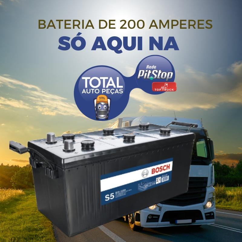 Bateria de caminhão 200 amperes